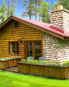Exterior of King Bedroom Suite at Alpine Village Jasper