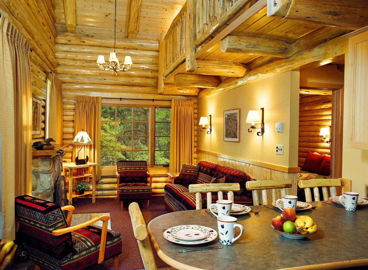 Family Cabin interior at Alpine Village